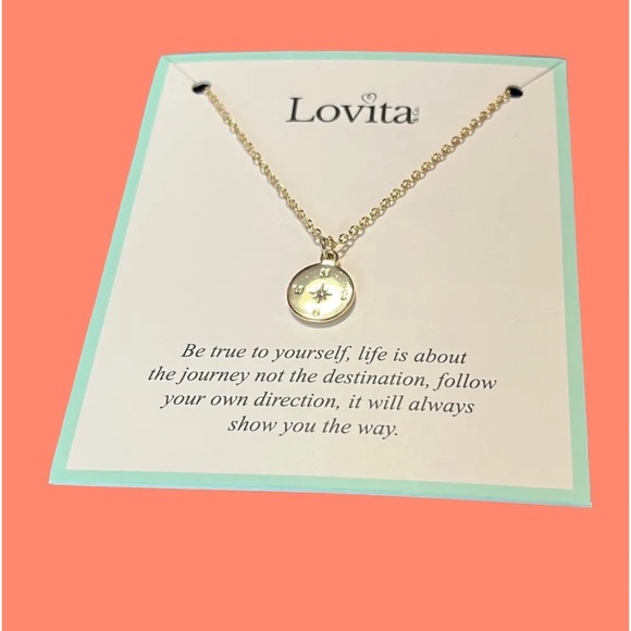 LOVITA Never Lost Necklace in Gold NWT - Picture 5 of 16
